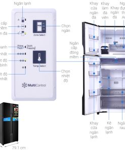 Tủ lạnh Panasonic Inverter 550 lít NR-DZ601VGKV - 32 Tủ lạnh Panasonic Inverter 550 lít NR-DZ601VGKV - 31