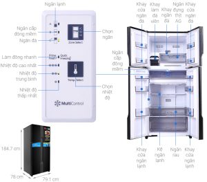 Tủ lạnh Panasonic Inverter 550 lít NR-DZ601VGKV - 31