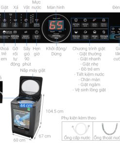 Máy Giặt Panasonic Inverter 10.5 Kg NA-FD10AR1BV - 26 Máy Giặt Panasonic Inverter 10.5 Kg NA-FD10AR1BV - 25