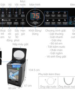 Máy Giặt Panasonic Inverter 11.5 Kg NA-FD11AR1BV - 26 Máy Giặt Panasonic Inverter 11.5 Kg NA-FD11AR1BV - 25