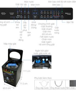 Máy giặt Panasonic Inverter 12.5 kg NA-FD125V1BV - 30 Máy giặt Panasonic Inverter 12.5 kg NA-FD125V1BV - 29
