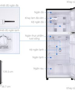 Tủ lạnh Panasonic Inverter 188 lít NR-BA229PKVN - 22 Tủ lạnh Panasonic Inverter 188 lít NR-BA229PKVN - 21