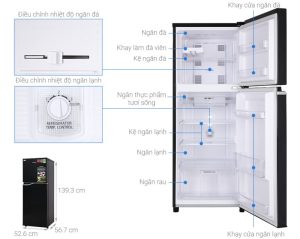Tủ lạnh Panasonic Inverter 188 lít NR-BA229PKVN - 21