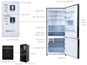 Tủ lạnh Panasonic Inverter 377 lít NR-BX421GPKV - 17
