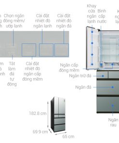 Tủ Lạnh Panasonic Inverter 491 Lít NR-F503GT-X2 - 33