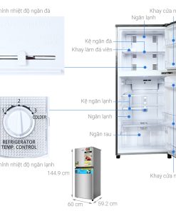 Tủ lạnh Panasonic Inverter 234 lít NR-TV261APSV - 21