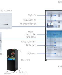 Tủ lạnh Panasonic Inverter 234 lít NR-TV261BPKV - 19