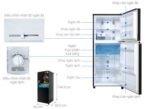 Tủ lạnh Panasonic Inverter 234 lít NR-TV261BPKV - 19