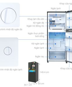 Tủ lạnh Panasonic Inverter 268 lít NR-TV301VGMV - 28 Tủ lạnh Panasonic Inverter 268 lít NR-TV301VGMV - 27
