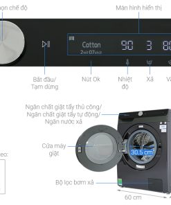 Máy giặt Samsung Inverter 10 kg WW10TP44DSB/SV - 31