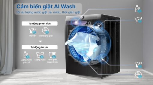 Máy giặt Samsung Inverter 10 kg WW10TP44DSB/SV - 25