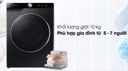 Máy giặt Samsung Inverter 10 kg WW10TP44DSB/SV - 9