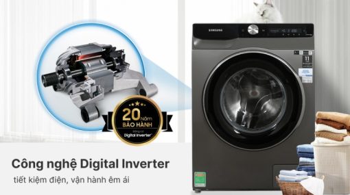 Máy giặt Samsung AI Inverter 10kg WW10T634DLX/SV - 7