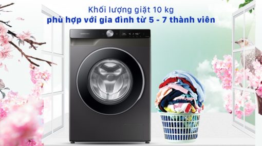 Máy giặt Samsung AI Inverter 10kg WW10T634DLX/SV - 9