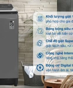 Máy giặt Samsung Inverter 10.5 kg WA10CG5745BDSV - 23