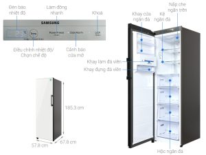 Tủ Lạnh Samsung Inverter 323 Lít RZ32T744535/SV - 27