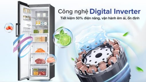 Tủ Lạnh Samsung Inverter 323 Lít RZ32T744535/SV - 11