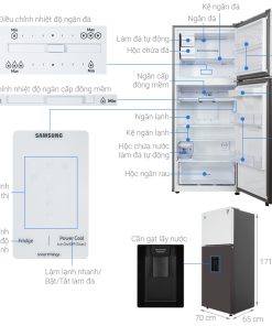 Tủ lạnh Samsung Inverter 382 lít RT38CB6784C3SV - 22 Tủ lạnh Samsung Inverter 382 lít RT38CB6784C3SV - 21