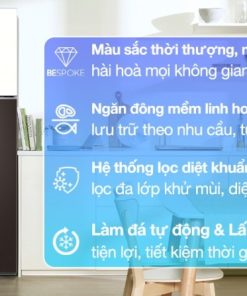 Tủ lạnh Samsung Inverter 406 lít RT42CB6784C3SV - 33