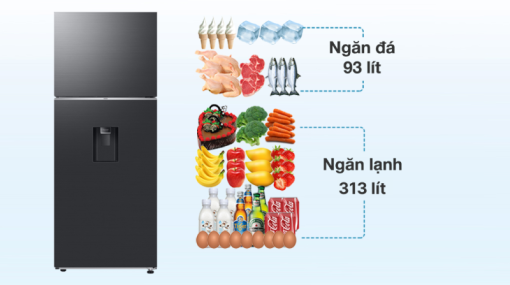 Tủ lạnh Samsung Inverter 406 lít RT42CG6584B1SV - 11