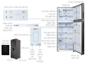 Tủ lạnh Samsung Inverter 406 lít RT42CG6584B1SV - 27