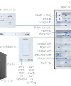Tủ lạnh Samsung Inverter 406 lít RT42CG6584S9SV - 21