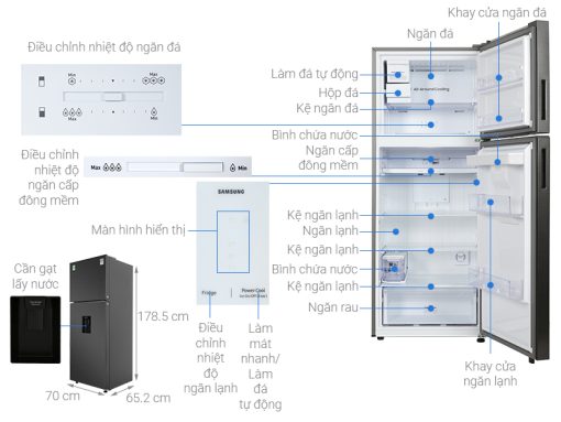 Tủ lạnh Samsung Inverter 406 lít RT42CG6584S9SV - 3