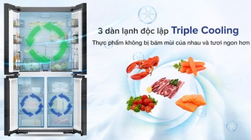 Tủ lạnh Samsung Inverter 599 lít RF60A91R177/SV - 21