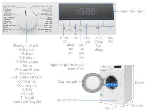 Máy giặt Samsung Inverter 9 kg WW90T3040WW/SV - 21