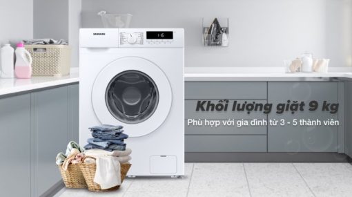 Máy giặt Samsung Inverter 9 kg WW90T3040WW/SV - 11