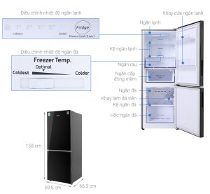 Tủ lạnh Samsung Inverter 280 lít RB27N4010BU/SV - 25