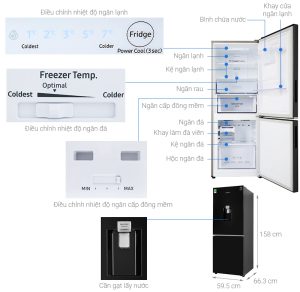 Tủ lạnh Samsung Inverter 276 lít RB27N4170BU/SV - 25