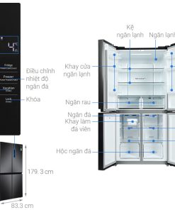 Tủ lạnh Samsung Inverter 488 lít RF48A4000B4/SV - 31