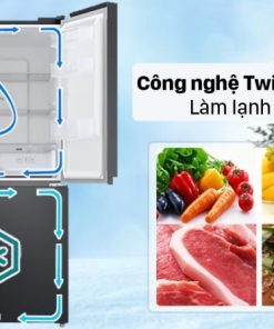 Tủ lạnh Samsung Inverter 488 lít RF48A4000B4/SV - 45