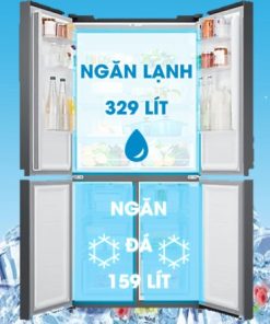 Tủ lạnh Samsung Inverter 488 lít RF48A4000B4/SV - 35