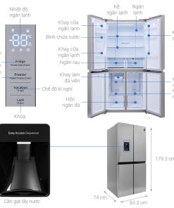 Tủ lạnh Samsung Inverter 488 lít RF48A4010M9/SV - 26 Tủ lạnh Samsung Inverter 488 lít RF48A4010M9/SV - 25