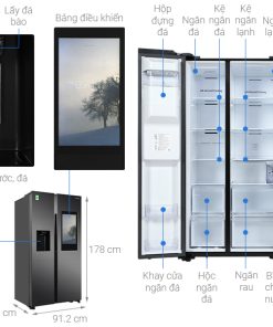 Tủ lạnh Family Hub Samsung Inverter 616 lít RS64T5F01B4/SV - 29