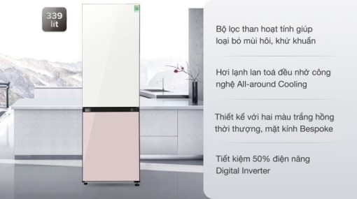 Tủ Lạnh Samsung Inverter 339 Lít RB33T307055/SV - 5