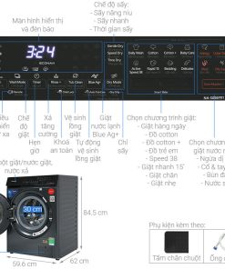 Máy giặt sấy Panasonic Inverter 10.5 kg/6 kg NA-S056FR1BV - 26 Máy giặt sấy Panasonic Inverter 10.5 kg/6 kg NA-S056FR1BV - 25