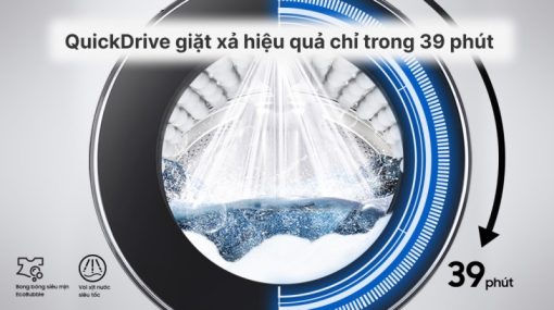 Máy Giặt Sấy Samsung Inverter 11/7 Kg WD11T734DBX/SV - 15