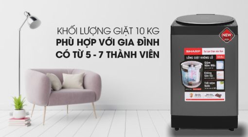Máy giặt Sharp 10 kg ES-W100PV-H - 17