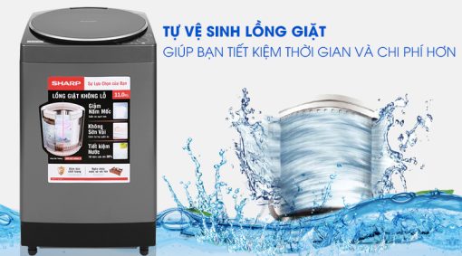 Máy giặt Sharp 11 kg ES-W110HV-S - 5