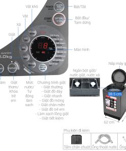 Máy giặt Sharp 11 kg ES-W110HV-S - 18 Máy giặt Sharp 11 kg ES-W110HV-S - 17