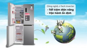 Tủ lạnh Sharp Inverter 401 lít SJ-FXP480V-SL - 39