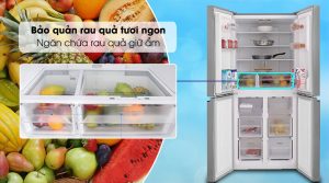 Tủ lạnh Sharp Inverter 401 lít SJ-FXP480V-SL - 31
