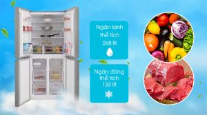 Tủ lạnh Sharp Inverter 401 lít SJ-FXP480V-SL - 37