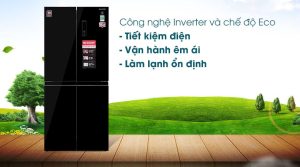 Tủ lạnh Sharp Inverter 401 lít SJ-FXP480VG-BK - 31