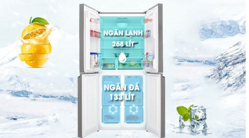 Tủ lạnh Sharp Inverter 401 lít SJ-FXP480VG-BK - 11