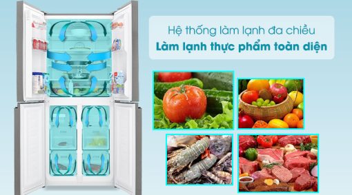 Tủ lạnh Sharp Inverter 401 lít SJ-FXP480VG-BK - 7