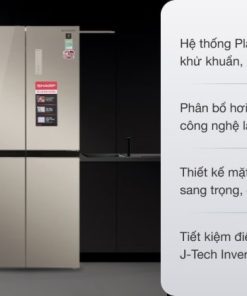Tủ lạnh Sharp Inverter 401 lít SJ-FXP480VG-CH - 30 Tủ lạnh Sharp Inverter 401 lít SJ-FXP480VG-CH - 29